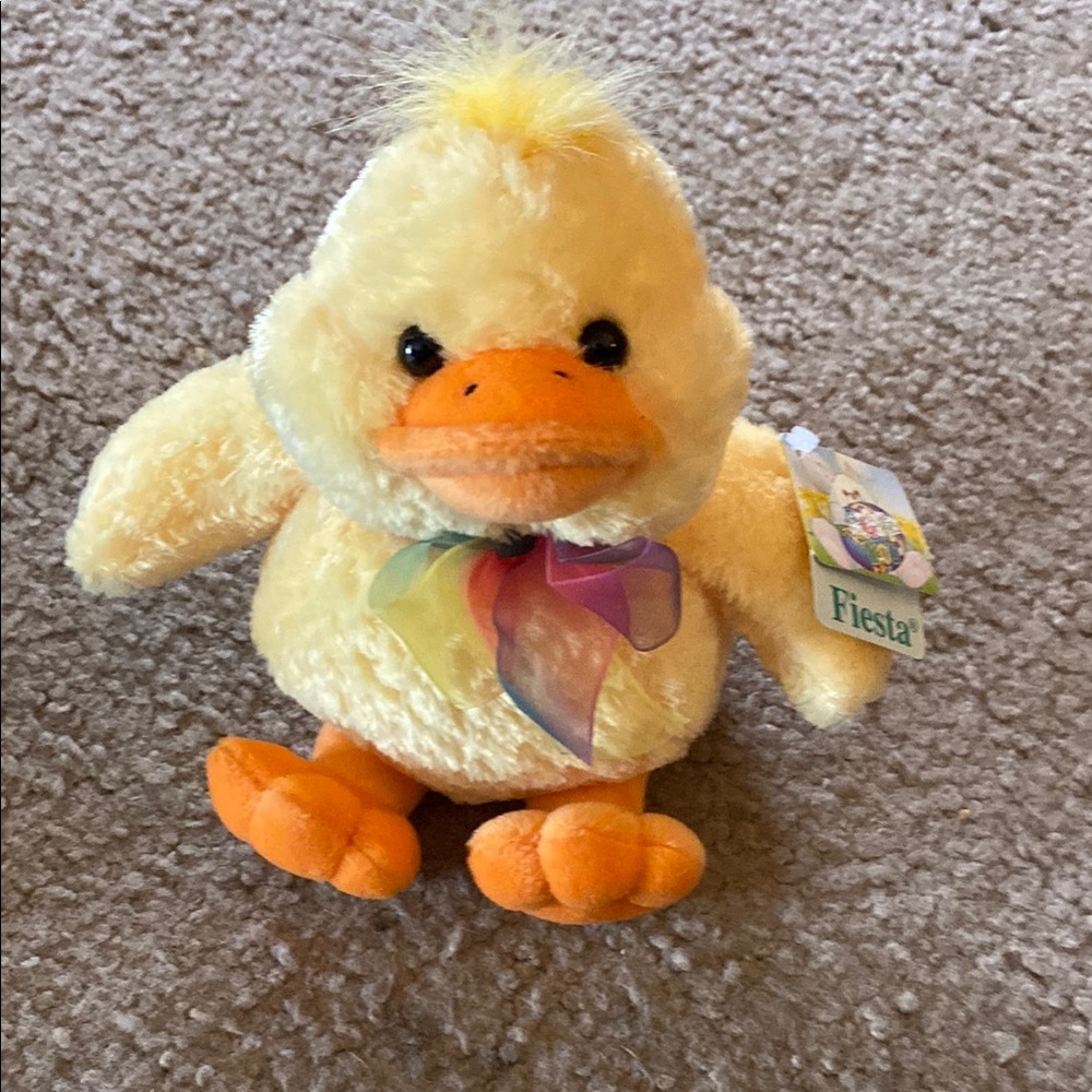 Fiesta Yellow Duck Plush Toy
